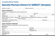 Prescribing information for SAMSCA